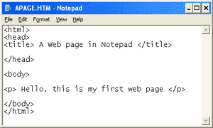 html note pad